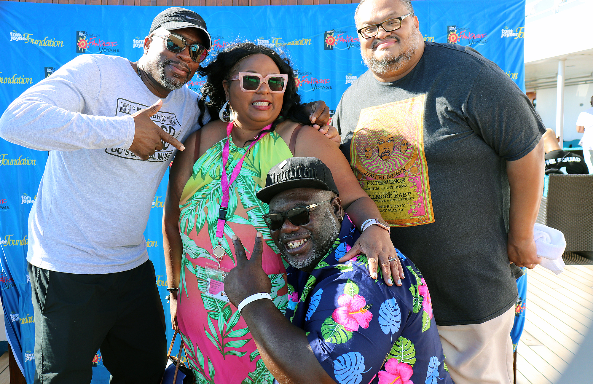 GoGo Day Party: Huggy Lowdown and Chris Paul at The Tom Joyner Foundation Fantastic Voyage 20 in 2021