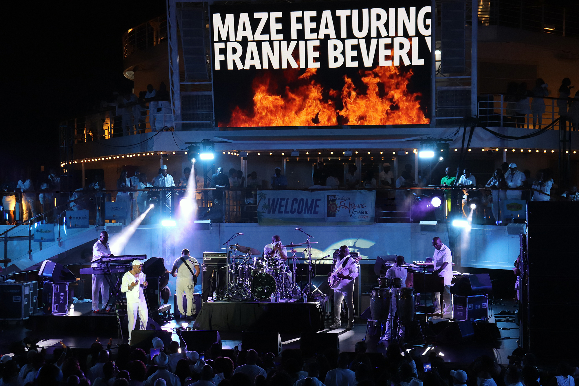 Maze ft. Frankie Beverly performs at The Tom Joyner Foundation Fantastic Voyage 20 in 2021
